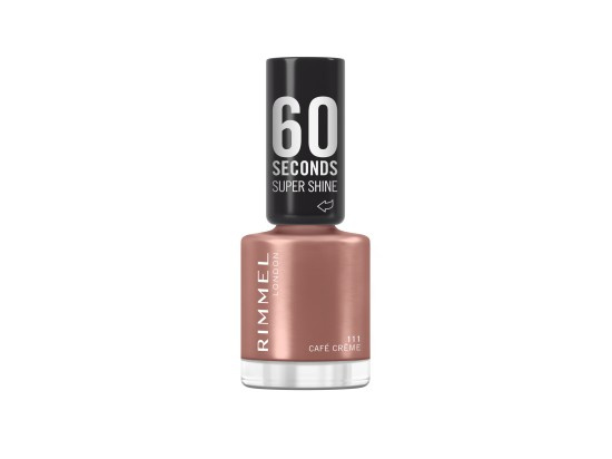 Rimmel 60 Seconds Super Shine lak na nehty odstín 111 Café Creme 8 ml