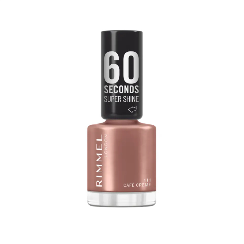 Rimmel 60 Seconds Super Shine lak na nehty odstín 111 Café Creme 8 ml