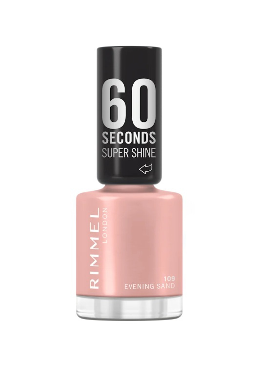 Rimmel 60 Seconds Super Shine lak na nehty odstín 109 Evening Sand 8 ml