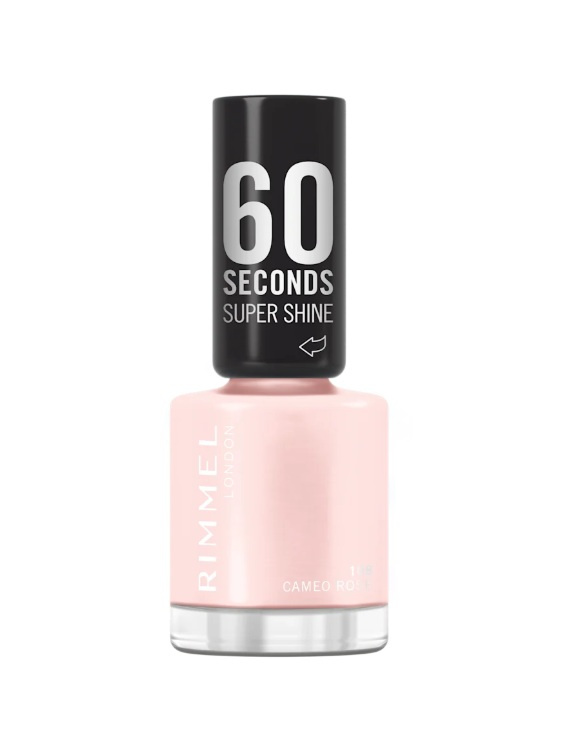 Rimmel 60 Seconds Super Shine lak na nehty odstín 108 Cameo Rose 8 ml