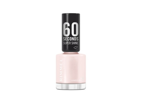 Rimmel 60 Seconds Super Shine lak na nehty odstín 108 Cameo Rose 8 ml