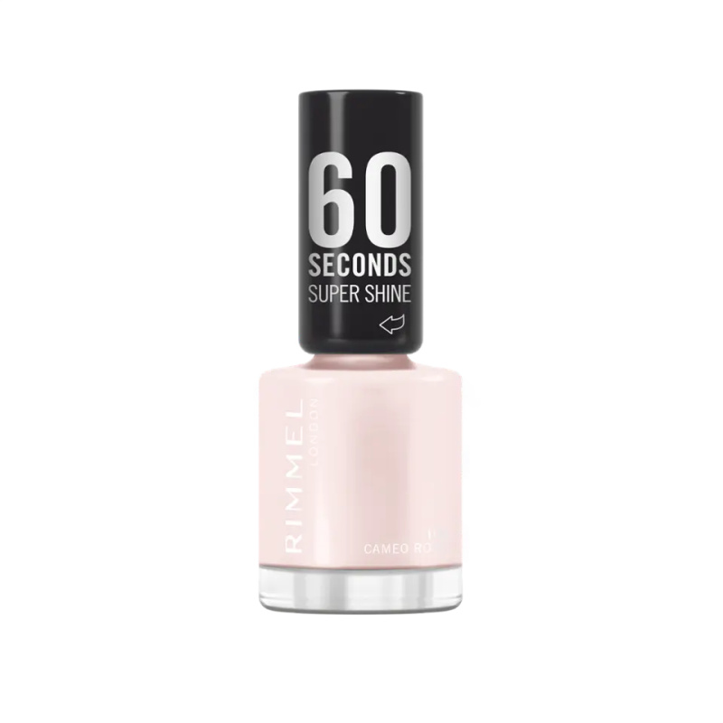 Rimmel 60 Seconds Super Shine lak na nehty odstín 108 Cameo Rose 8 ml