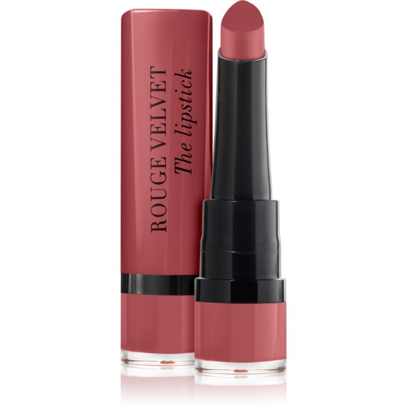 Bourjois Rouge Velvet The Lipstick matná rtěnka odstín 45 Mauv’Ringue 2.4 g