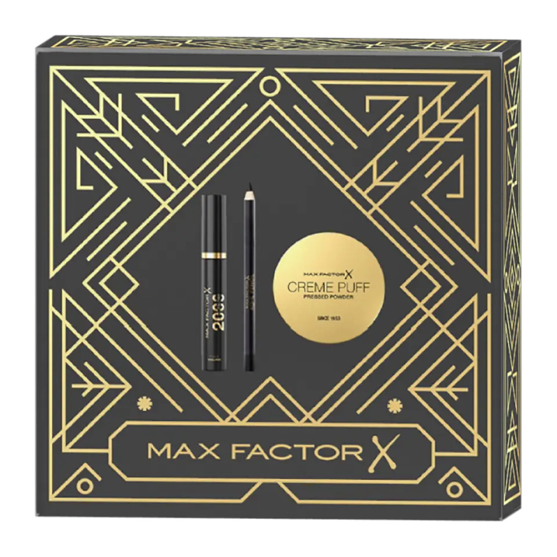 Max Factor 2000 Calorie Creme Puff Kohl vánoční kazeta 3 ks