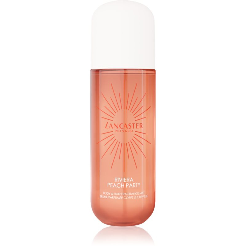 Lancaster Eau de Lancaster Hair & Body Mist parfémovaná mlha na obličej, tělo a vlasy vůně Peach Party 236 ml
