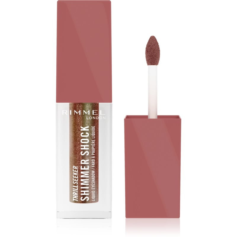 Rimmel Thrill Seeker Shimmer Shock třpytivé tekuté oční stíny odstín 005 Spice Shock 3.5 ml