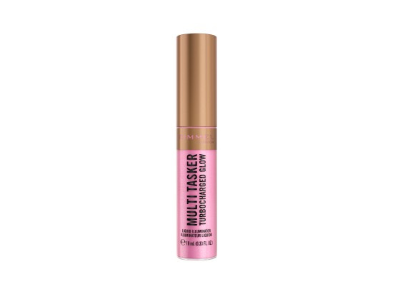 Rimmel Multi-Tasker Turbocharged Glow tekutý rozjasňovač odstín 001 Not a Basic B 10 ml