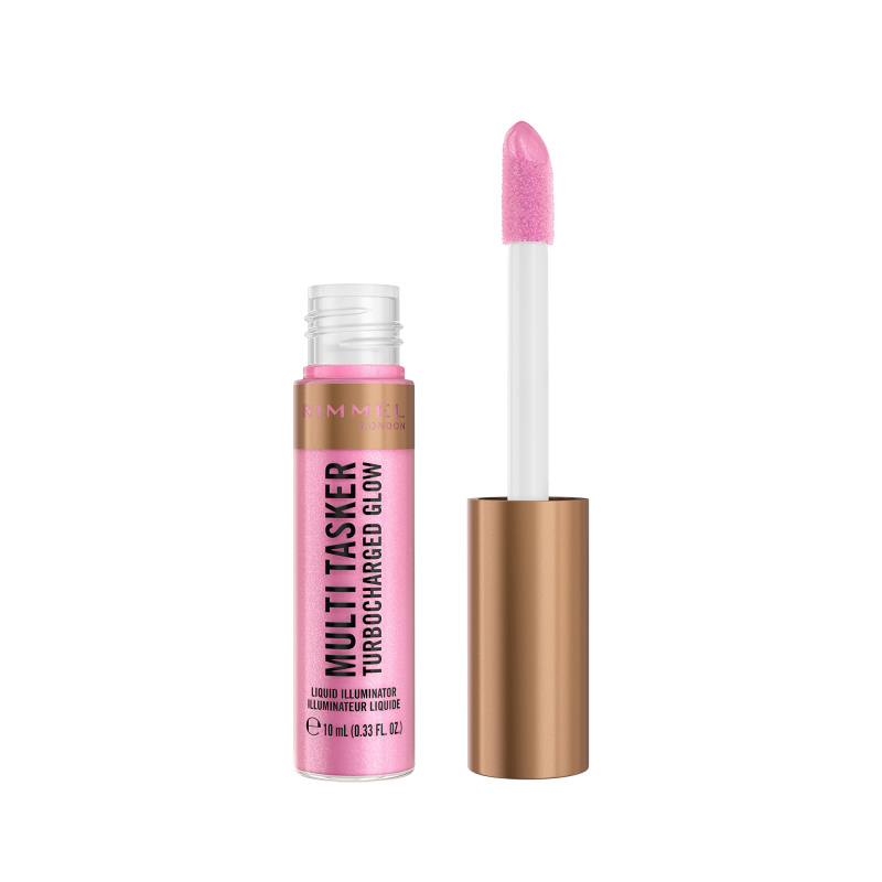 Rimmel Multi-Tasker Turbocharged Glow tekutý rozjasňovač odstín 001 Not a Basic B 10 ml