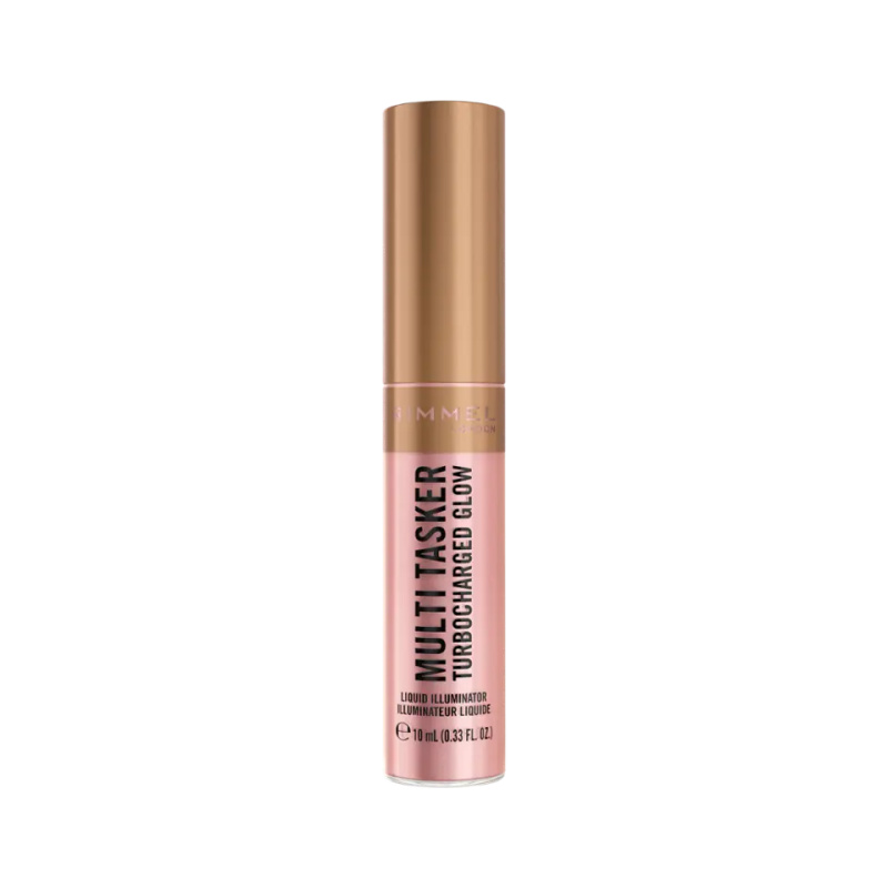Rimmel Multi-Tasker Turbocharged Glow tekutý rozjasňovač odstín 005 Iconic As Usual 10 ml