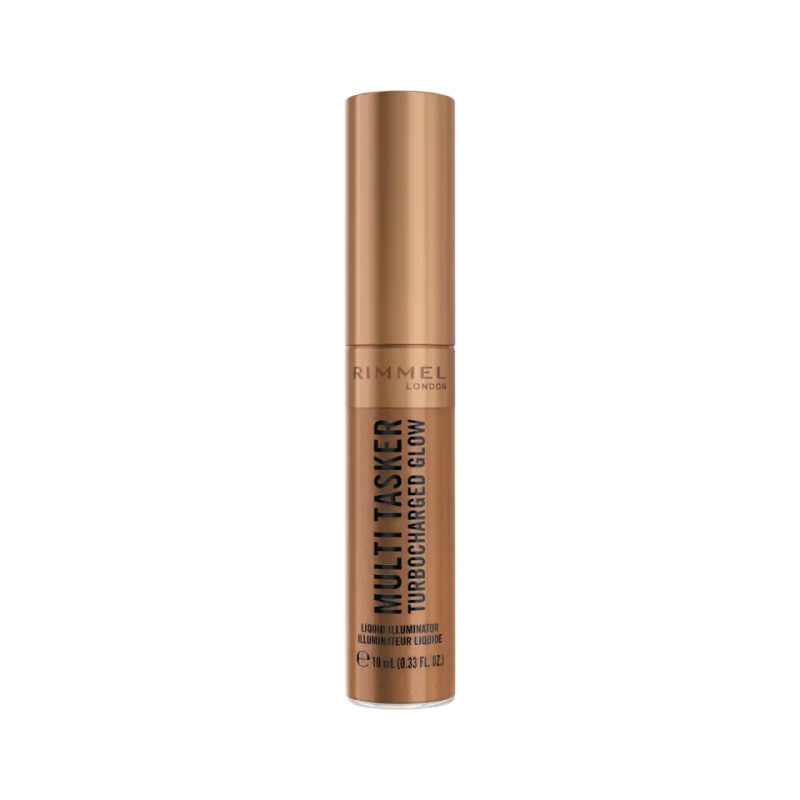 Rimmel Multi-Tasker Turbocharged Glow tekutý rozjasňovač odstín 009 Bougie Girl 10 ml