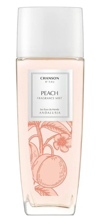 Chanson Chanson d'Eau Les Eaux Du Monde Peach tělový sprej pro ženy 75 ml