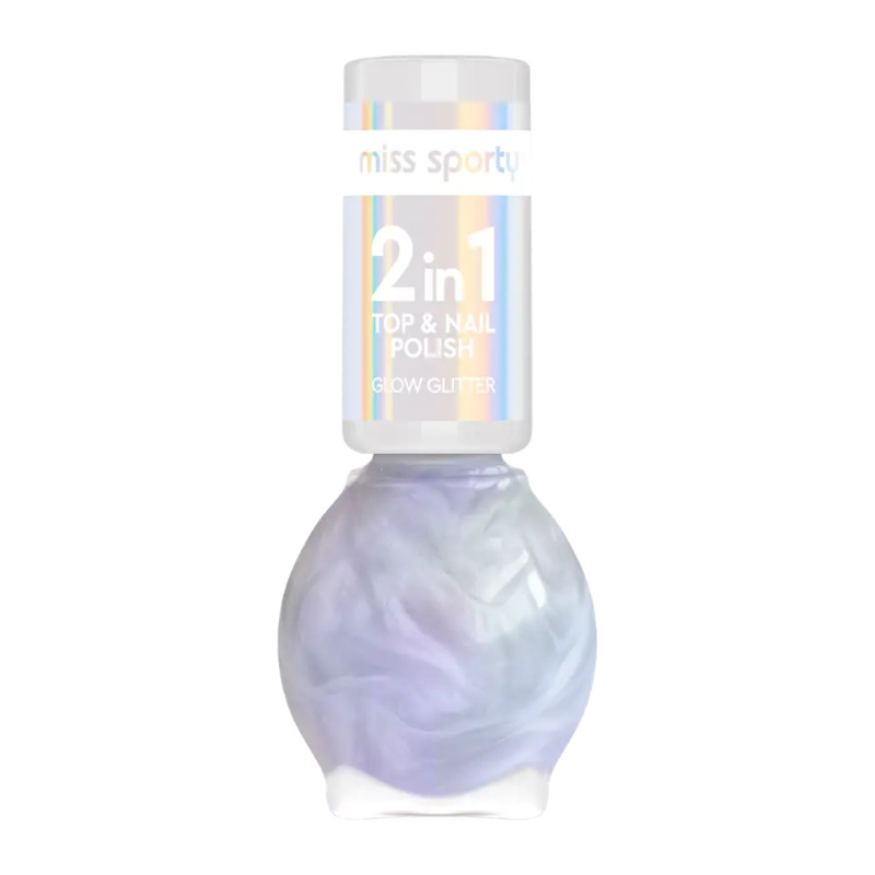 Miss Sporty Lak na nehty Glow Glitter 60