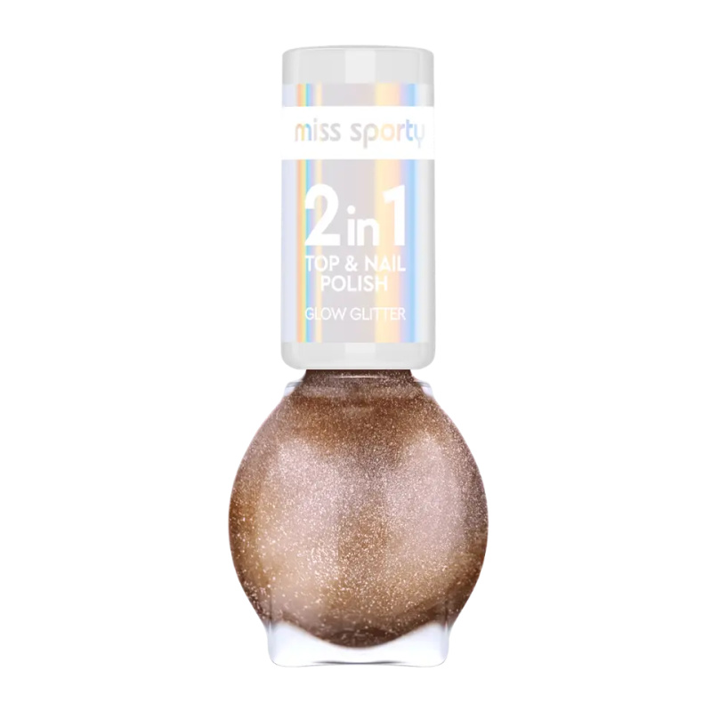 Miss Sporty Lak na nehty Glow Glitter 80