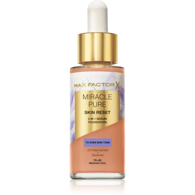 Max Factor Miracle Pure Skin Reset pečující make-up odstín 70-85 Medium Cool 30 ml