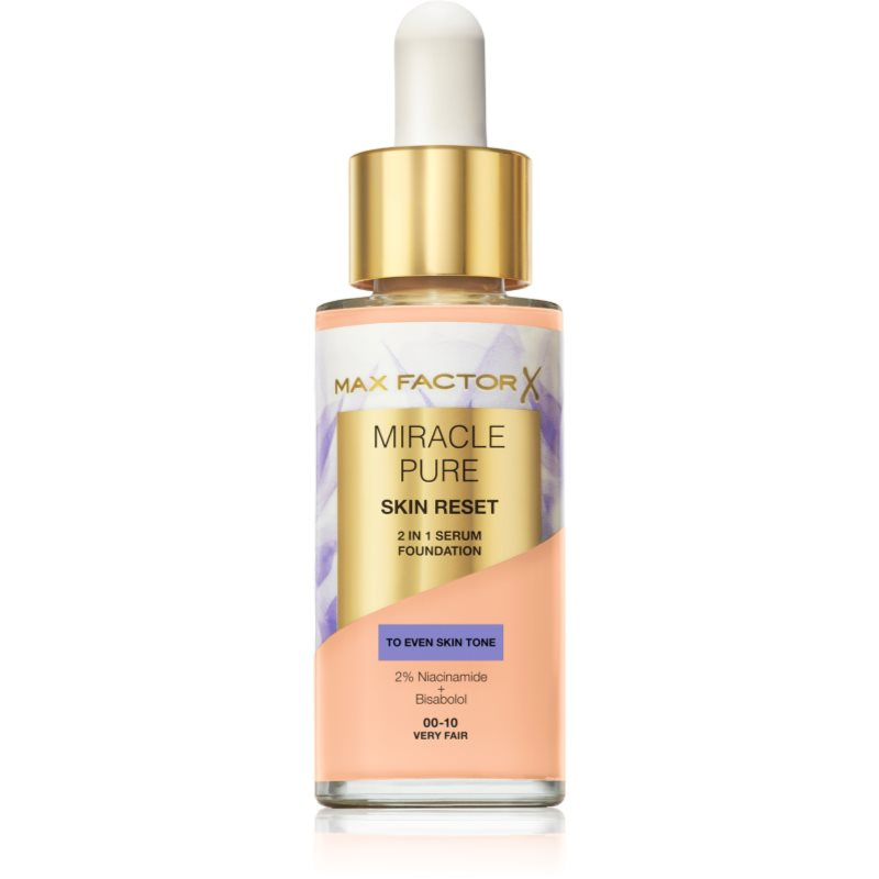 Max Factor Miracle Pure Skin Reset pečující make-up odstín 00-10 Very Fair 30 ml