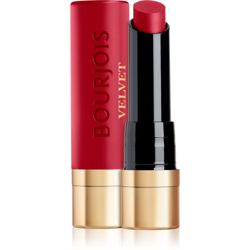Bourjois Rouge Velvet The Lipstick dlouhotrvající rtěnka s matným efektem odstín 11 Berry Formidable 2.4 g
