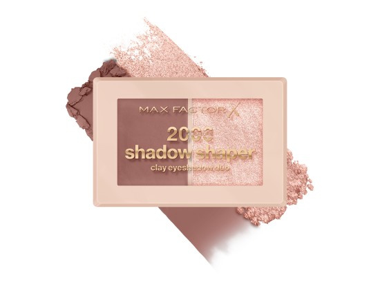 Max Factor 2000 Calorie Shadow Shaper duo oční stíny odstín 010 Clay Gleam 4 g