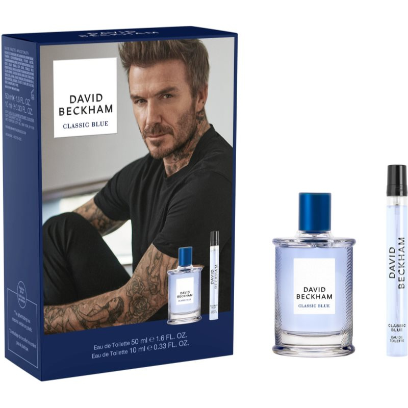 David Beckham Classic Blue dárková sada pro muže