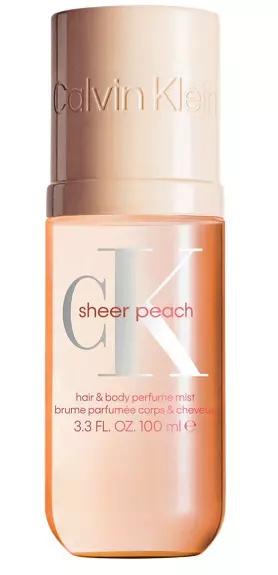 Calvin Klein Sheer Peach Unisex Hair & Body Perfume Mist  tělová mlha 100 ml