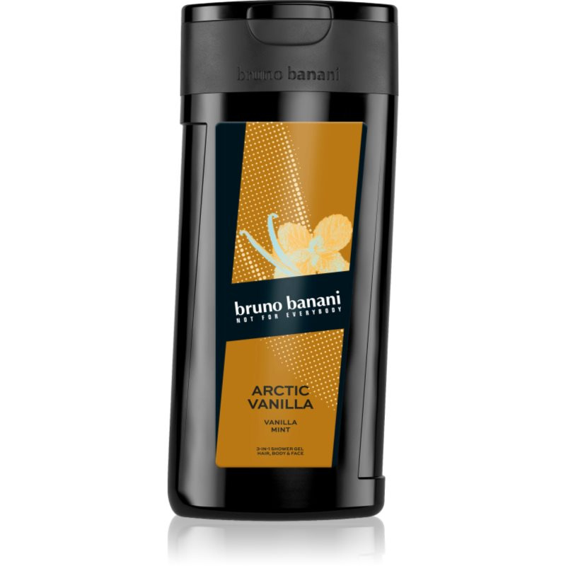 Bruno Banani Arctic Vanilla osvěžující sprchový gel 3 v 1 pro muže 250 ml