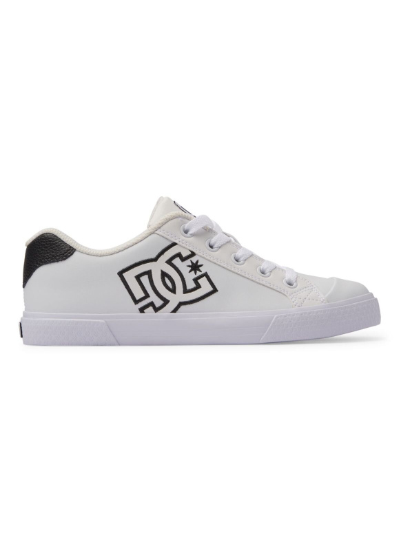 Dc shoes dámské boty Chelsea White/Black | Černá | Velikost 6,5 US