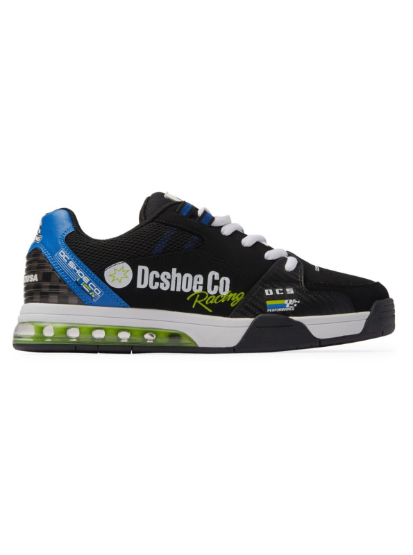 Dc shoes pánské boty Versatile Le Black/Blue/White | Černá | Velikost 9,5 US