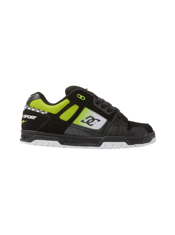 Dc shoes pánské boty Stag Black/Green/White | Černá | Velikost 9,5 US
