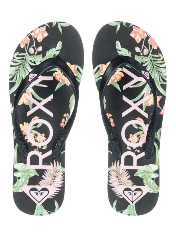 Roxy dámské žabky Tahiti VII Black | Černá | Velikost 9 US