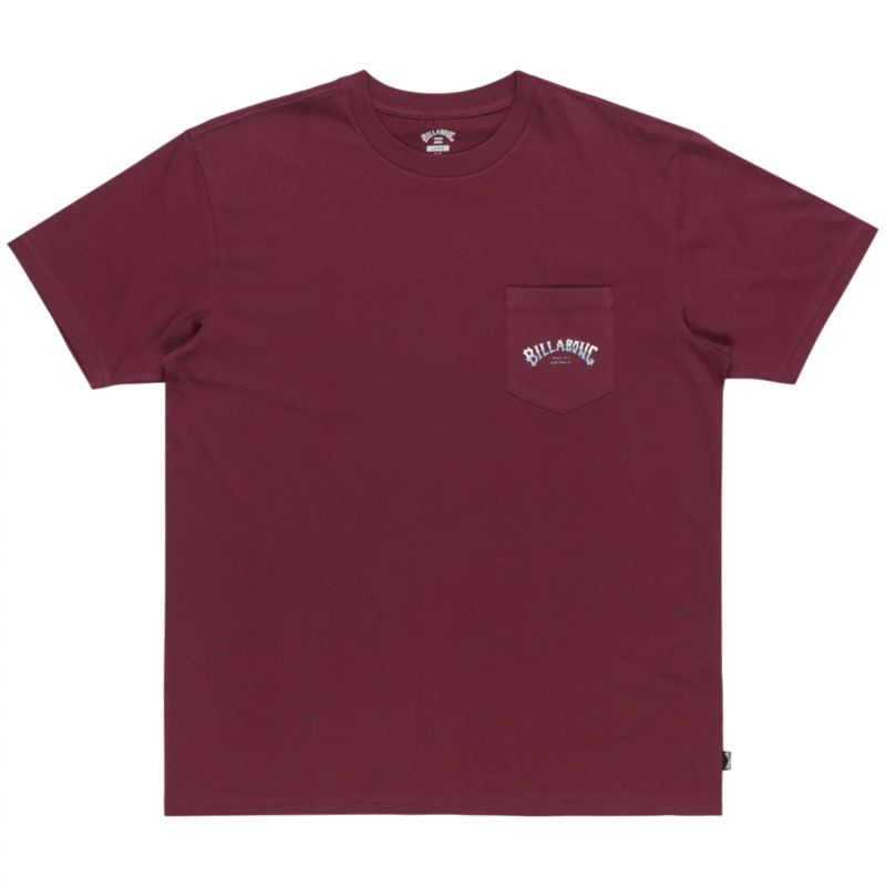 Tričko Billabong Stacked Arch Tee EBYZT00175-RSN0 Maroon L XL