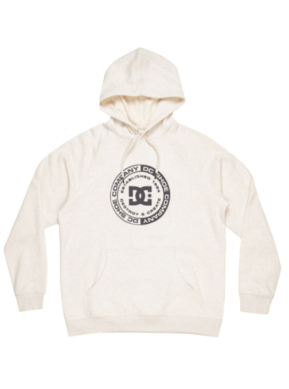 Dc shoes pánská mikina DC Corpo Raglan Ph Snow Heather | Bílá | Velikost M