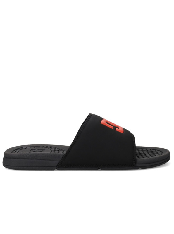 Dc shoes pánské pantofle Bolsa Black / Grey / Red | Černá | Velikost 12 US
