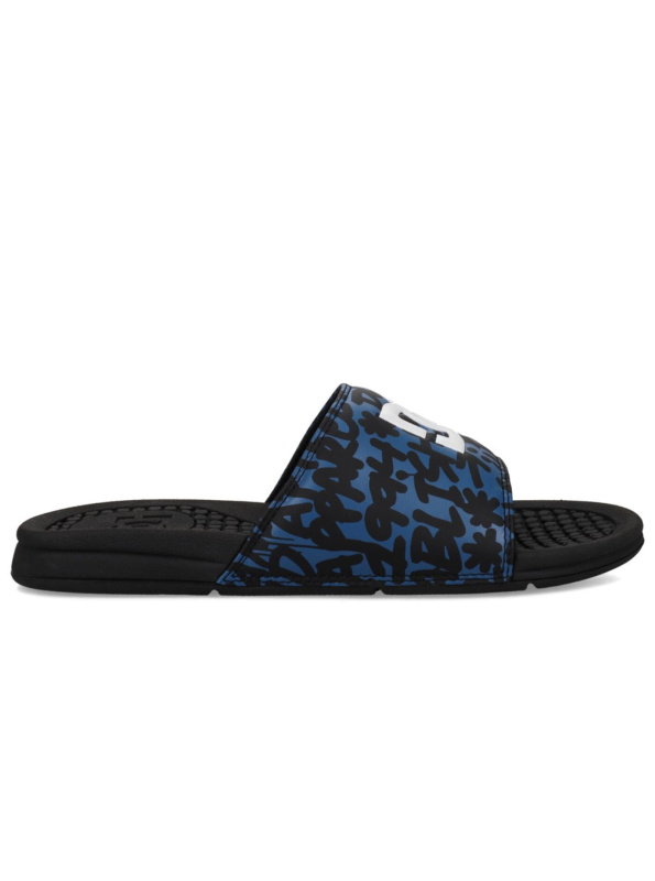 Dc shoes pánské pantofle Bolsa Black / DC Print | Černá | Velikost 11 US