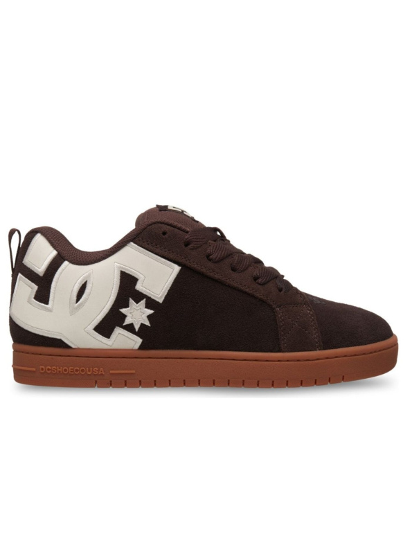 Dc shoes pánské boty Court Graffik Brown / Gum | Hnědá | Velikost 10 US