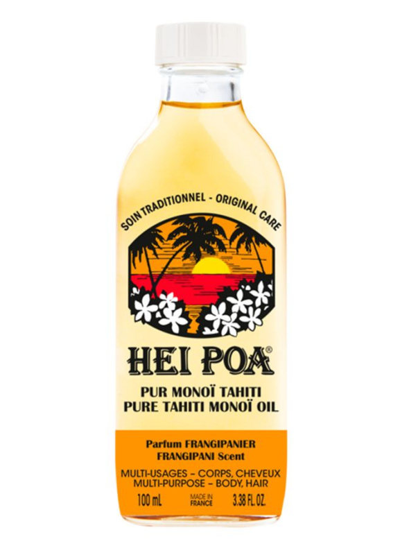 Hei Poa Pure Tahiti Monoï Oil Frangipani multifunkční olej na tělo a vlasy 100 ml