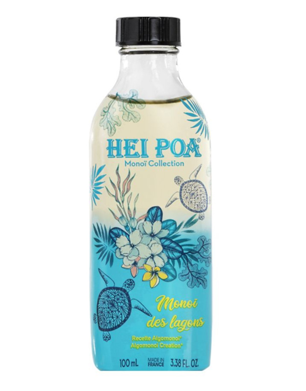 Hei Poa Tahiti Monoi Oil Lagoon with Algomonoi hydratační olej na tělo a vlasy 100 ml