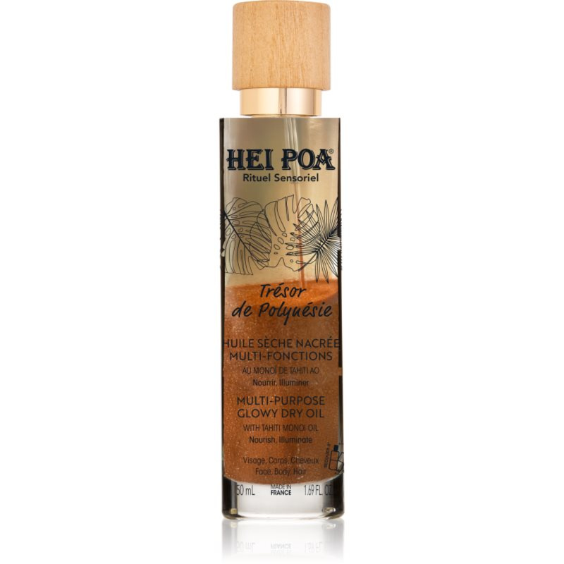 Hei Poa Treasure of Polynesia multifunkční suchý olej na obličej, tělo a vlasy 50 ml