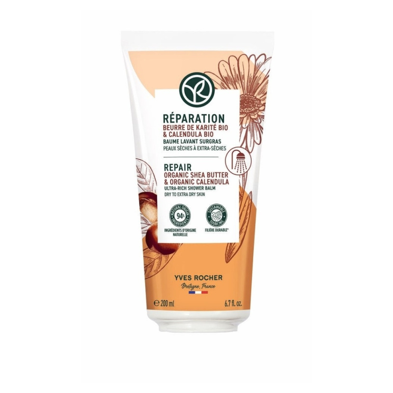 Yves Rocher Réparation sprchový balzám pro velmi suchou pokožku 200 ml
