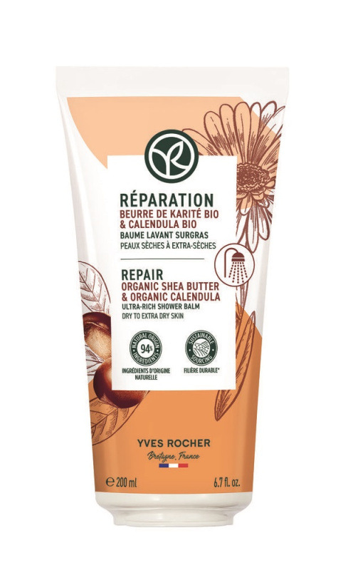 Yves Rocher Réparation sprchový balzám pro velmi suchou pokožku 200 ml