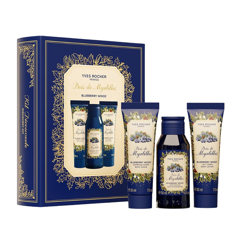 Yves Rocher Dárková sada 3 produktů Borůvkový les