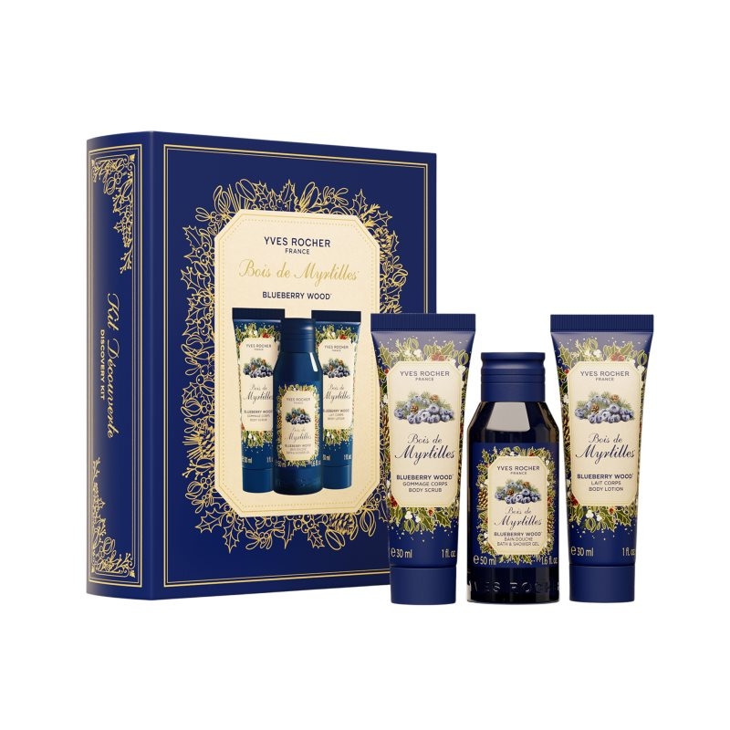 Yves Rocher Dárková sada 3 produktů Borůvkový les