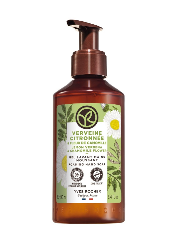 YVER ROCHER Bain de Nature Tekuté mýdlo Verbena & heřmánek 190 ml