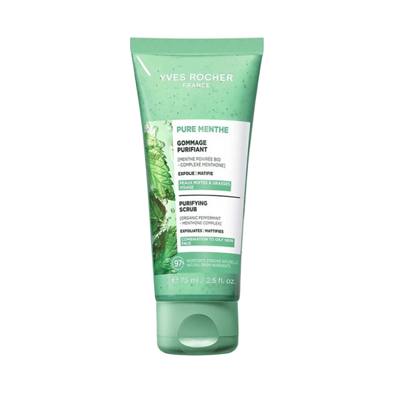 YVER ROCHER Pure Menthe Čisticí peeling 75 ml