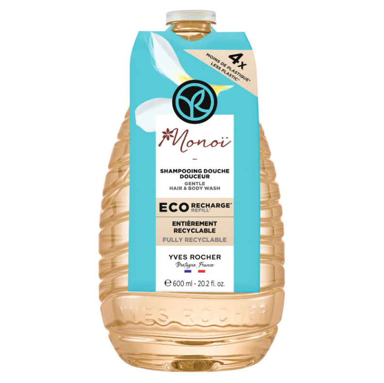 YVES ROCHER Sprchový gel na tělo a vlasy Monoi  600 ml