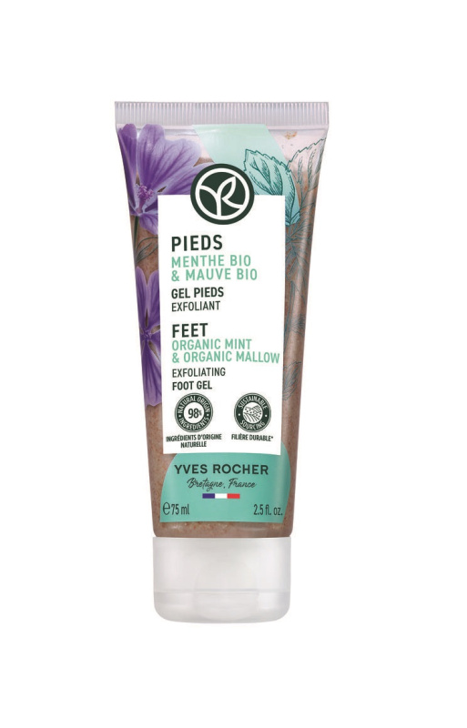 Yves Rocher Pieds peelingový gel na nohy 75 ml