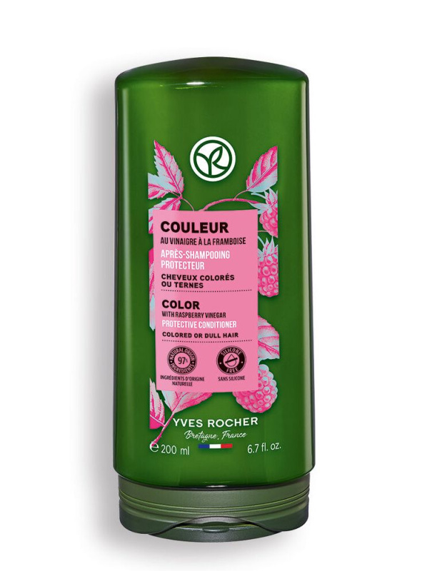 Yves Rocher Color Kondicionér na barvené vlasy s malinovým octem