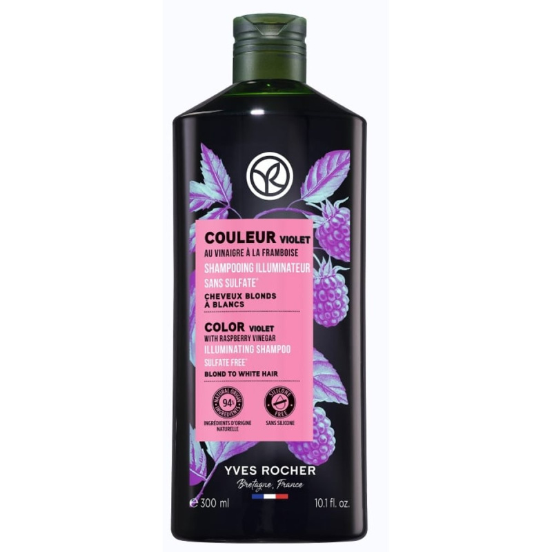 Yves Rocher Couleur šampon neutralizující žluté tóny 300 ml