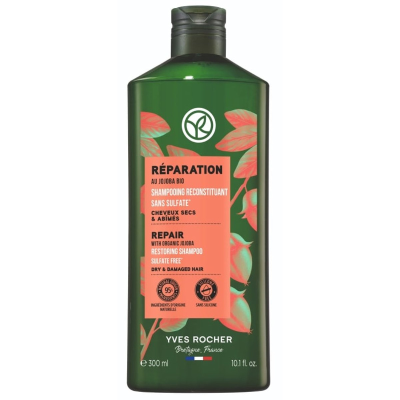 Yves Rocher Réparation regenerační šampon with Organic Jojoba 300 ml