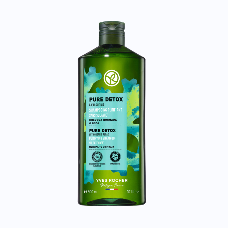 Yves Rocher Pure Detox čisticí detoxikační šampon 300 ml