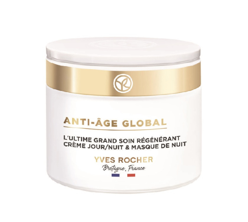 Yves Rocher Anti-Age Global vysoce regenerační péče a noční maska 75 ml