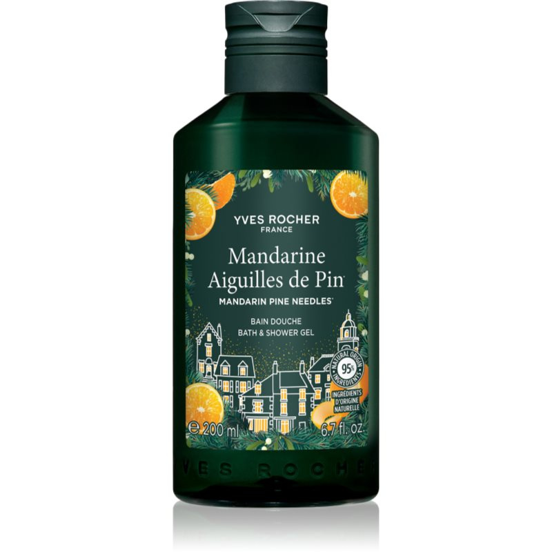 Yves Rocher Sprchový gel mandarinka & jehličí 200 ml